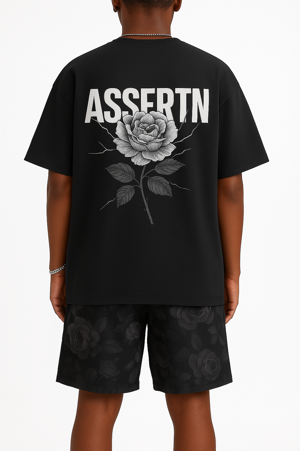 ASSERTN “Rose Noir” Shorts